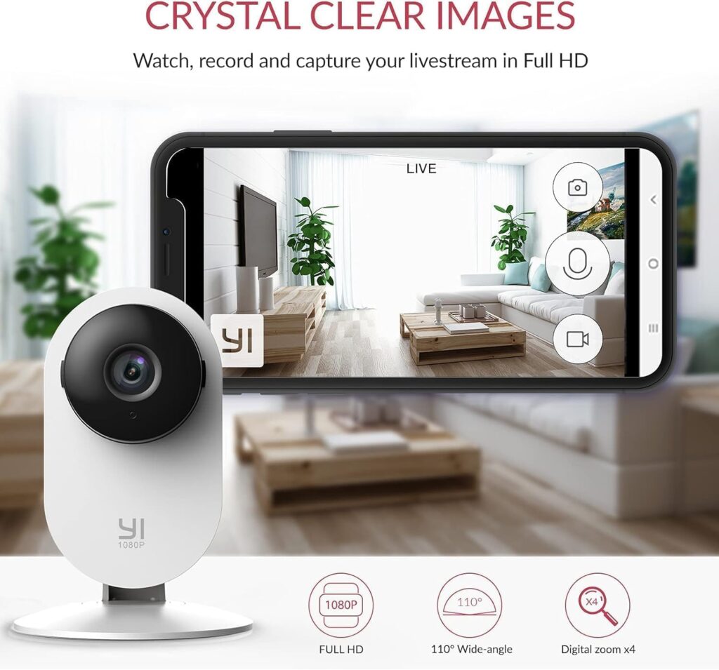 YI Home Security Camera with Audio