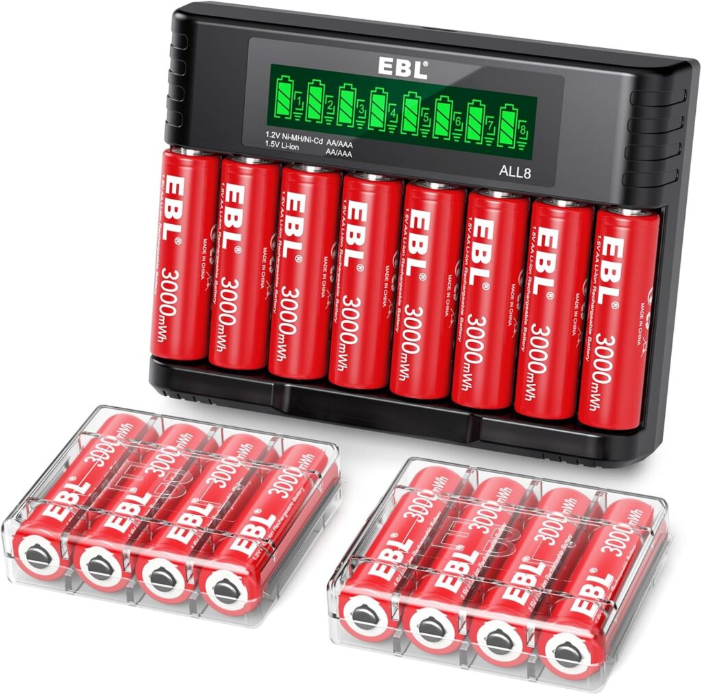 Best Rechargeable Lithium AA Batteries