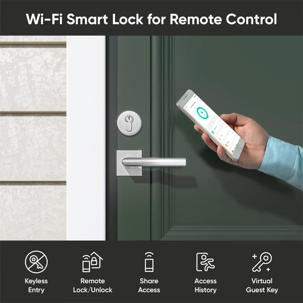 Top Door Security Lock: WYZE Lock WiFi And Bluetooth